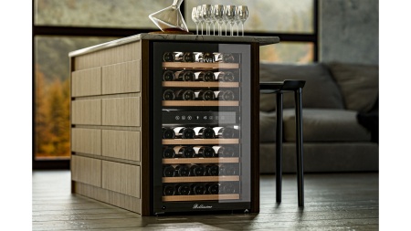 Винный шкаф Meyvel MV45-KBF2 двухзонный отдельностоящий